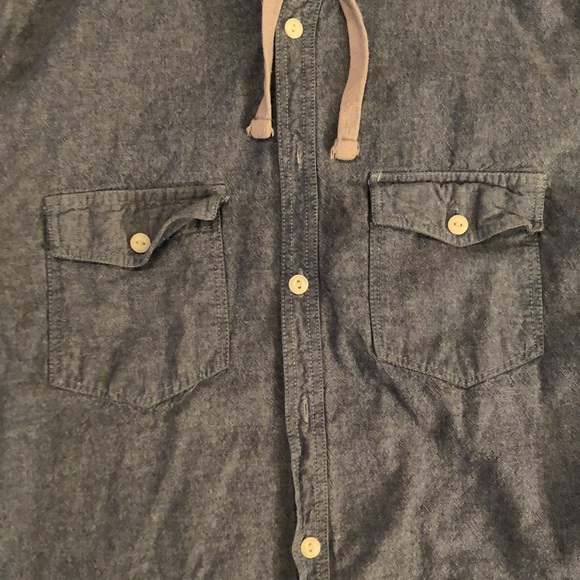 Men’s hooded button up - Picture 3 of 6